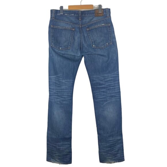 J Brand Men's Blue Kane Slim Straight Leg Distressed Denim Jeans US 33 - Picture 2 of 16